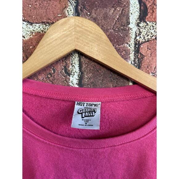 Disney Gravity Falls Mabel Shooting Star Hot Pink Graphic Sweatshirt Size Med - Picture 3 of 3
